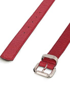 NAE Ordis Belt, Red, Piñatex and Metal, Unisex | Sophie Stone