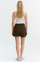 Thinking MU Narciso Shorts aus Bio-Baumwolle in Braun für Damen | Sophie Stone