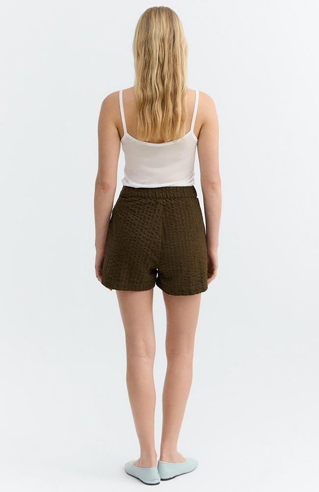 Thinking MU Narciso Shorts aus Bio-Baumwolle in Braun für Damen | Sophie Stone