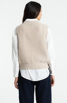 Kings of Indigo Nimyo spencer beige van o.a. wol voor dames | Sophie Stone