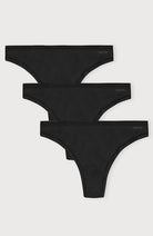 Organic Basics 3er-Pack Core-Strings, schwarz, Bio-Baumwolle, Damen | Sophie Stone