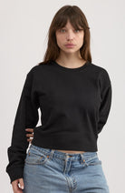 Organic Basics Weekend sweater zwart van bio katoen voor dames | Sophie Stone