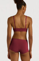 Organic Basics Flex triangle bralette rood 90% biologisch katoen dames | Sophie Stone