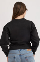 Organic Basics Weekend sweater zwart van biologisch katoen voor dames | Sophie Stone