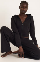 Organic Basics Weekend sweatpants zwart biologisch katoen vrouw | Sophie Stone