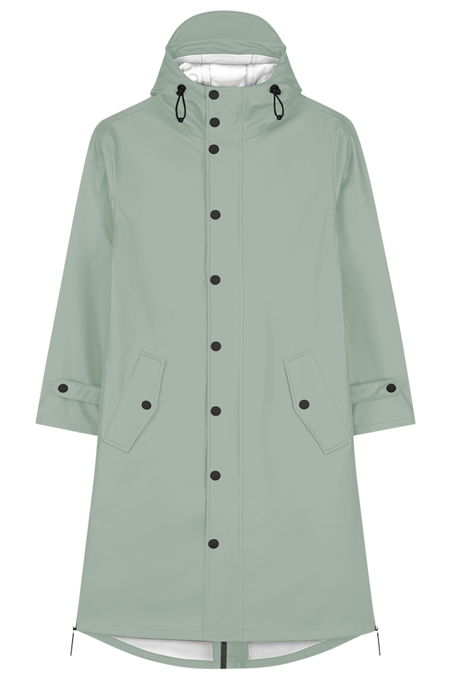 MAIUM Original blue aqua regenjas van gerecyclede flessen vrouw | Sophie Stone 