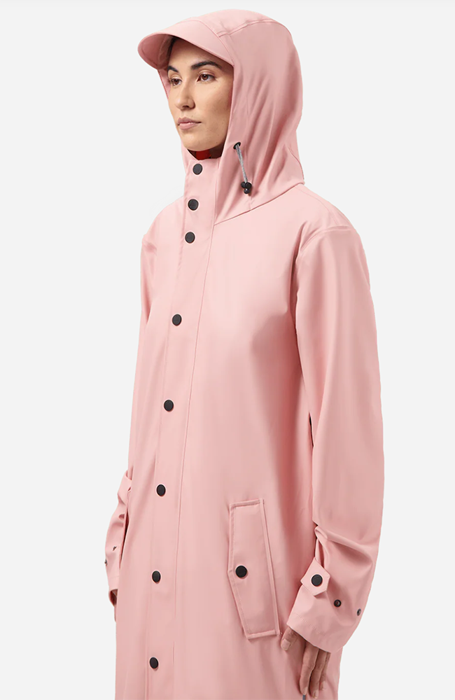 MAIUM Original Burned Pink raincoat gerecycled polyester dames | Sophie Stone 