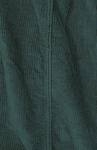 Kings of Indigo Ota cord jasje donkergroen 100% bio katoen voor dames | Sophie Stone