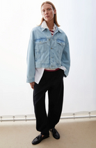 ARMEDANGELS Paasithe Jeansjacke blau Barrea aus Bio-Baumwolle für Damen | Sophie Stone