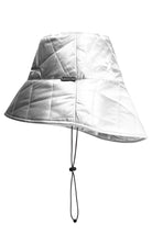 MAIUM Padded bucket rain hat silver | Sophie Stone