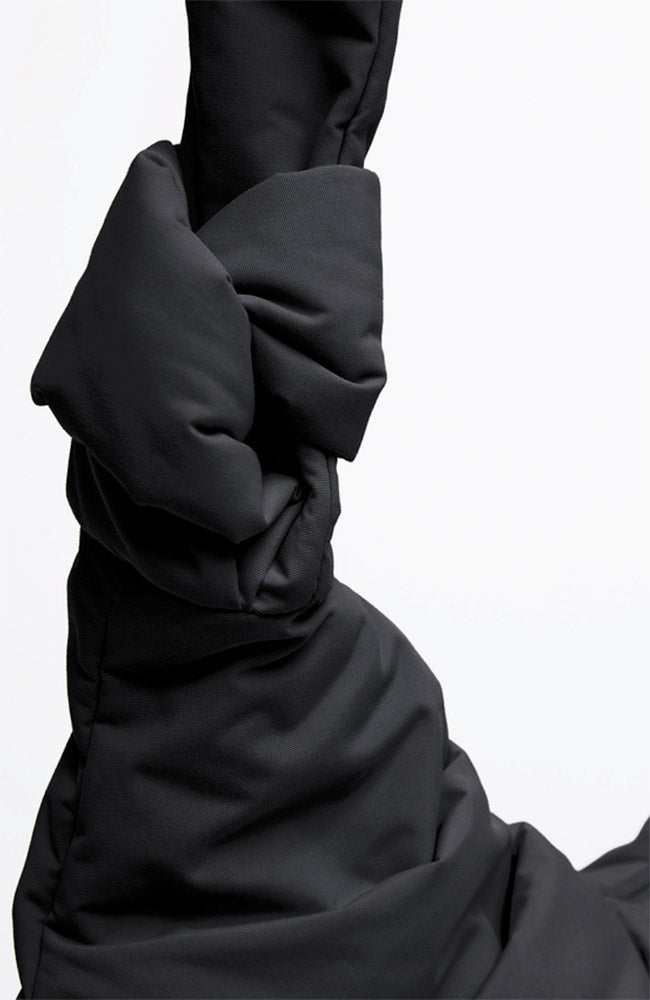 GOT BAG Pleat Moon bag large black van oceaan plastic dames | Sophie Stone