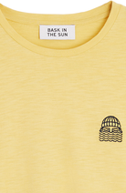 Bask in the Sun Mini to the Sea T-Shirt gelb aus Bio-Baumwolle für Herren | Sophie Stone