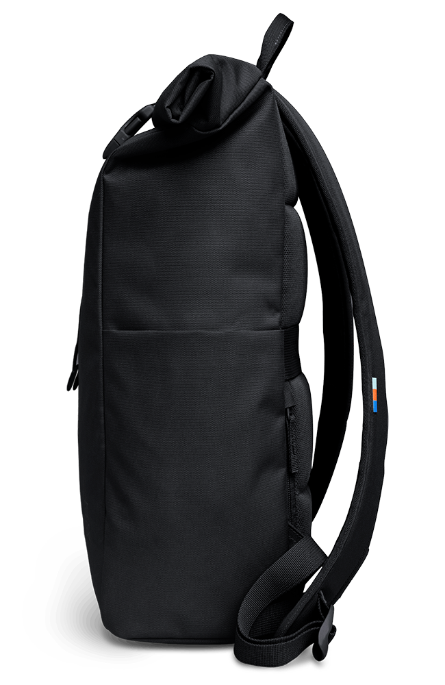 GOT BAG Rolltop easy backpack black van oceaan plastic uniseks | Sophie Stone