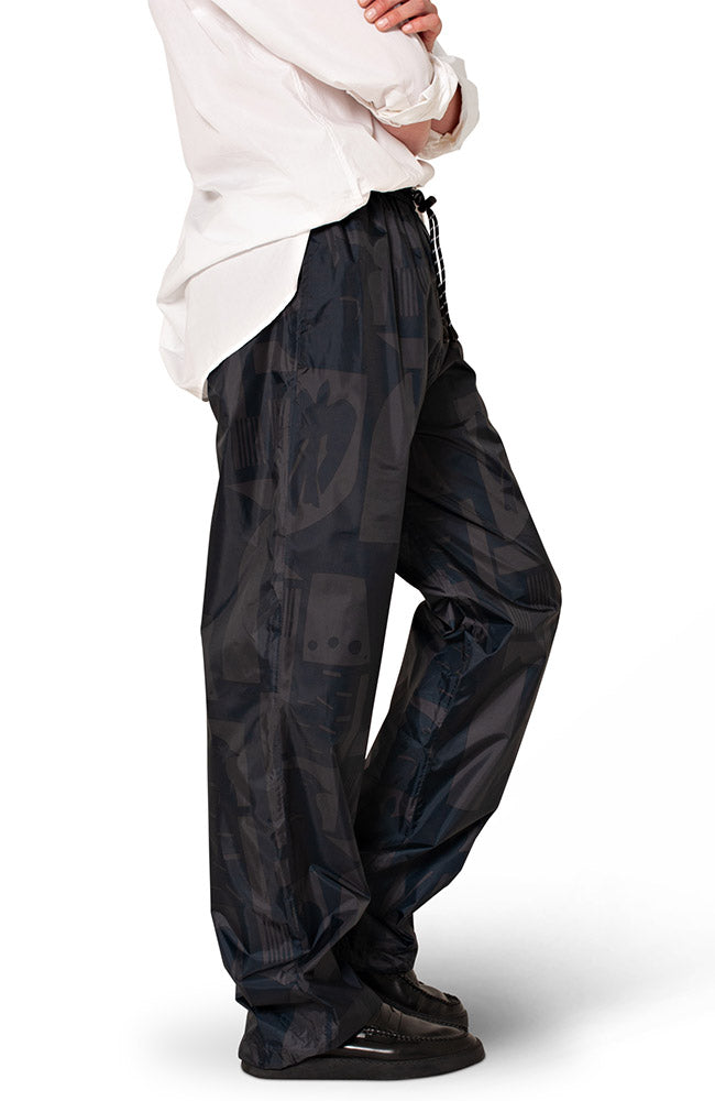 Rainkiss Back to black regenbroek van gerecycled PET (GRS) vrouwen | Sophie Stone