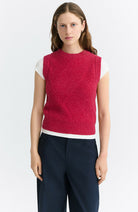Thinking MU Kaia spencer rood van wol voor dames | Sophie Stone