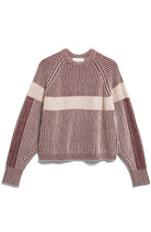 ARMEDANGELS Rib trui velvet red oat van o.a. biologisch katoen vrouw  | Sophie Stone