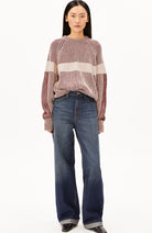 ARMEDANGELS Rib trui velvet red oat van o.a. bio katoen vrouw | Sophie Stone