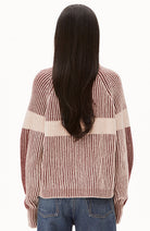 ARMEDANGELS Rib trui velvet red oat van o.a. biologisch katoen voor dames | Sophie Stone
