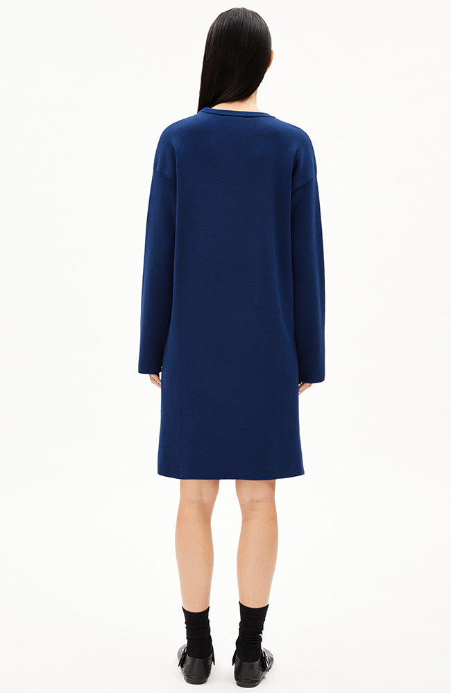 ARMEDANGELS Rosanniaas dress faded indigo in organic cotton | Sophie Stone