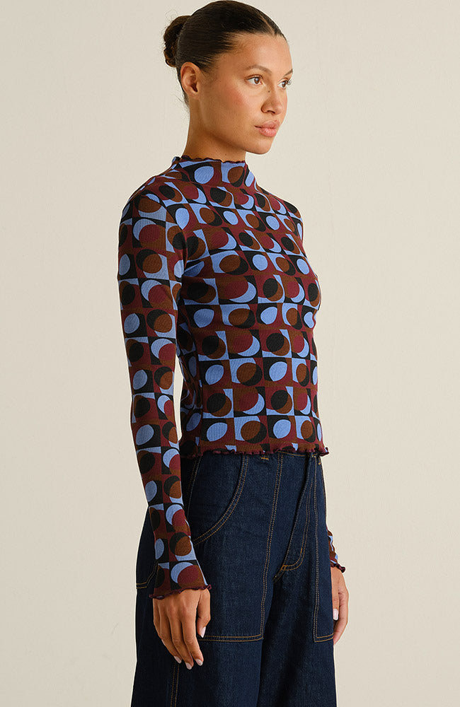Dedicated Ryd rib top retro van bio katoen voor vrouwen | Sophie Stone