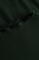 Dedicated Ryd rib top groen van bio katoen vrouw | Sophie Stone