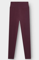 Dedicated Sanna legging fig red van bio katoen dames | Sophie Stone