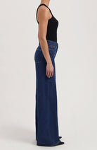 MUD Jeans Sara High Stone Indigo, weit geschnitten, Baumwolle, Damen | Sophie Stone