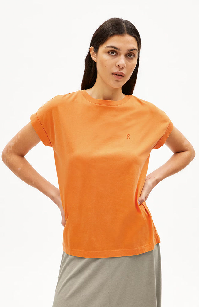 ARMEDANGELS Idaara light tangerine Bio-Baumwolle Damen | Sophie Stone