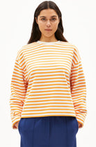 ARMEDANGELS Frankaa stripe light tangerine | Sophie Stone