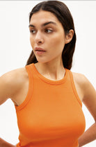 ARMEDANGELS Kanitaa top light tangerine | Sophie Stone