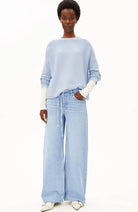 ARMEDANGELS Merinaa trui mistblue bio katoen dames | Sophie Stone