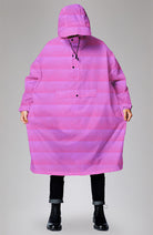 Rainkiss seeing stripes regenponcho van gerecycled PET dames | Sophie Stone
