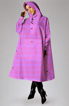 Rainkiss seeing stripes regenponcho van gerecycled PET uniseks | Sophie Stone