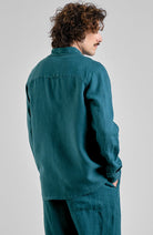 Dedicated Rute 100% Linen Shirt in Green for Men | Sophie Stone
