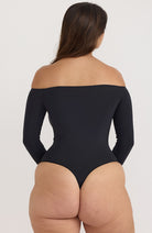 Organic Basics Smooth bodysuit black nylon for women | Sophie Stone