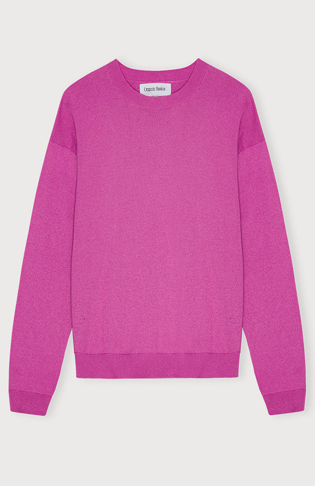 Organic Basics Soft Knit Boxy Crewneck sweater | Sophie Stone