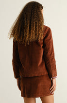 Dedicated Stiby jack corduroy bruin van 100% GOTS bio katoen voor vrouwen | Sophie Stone