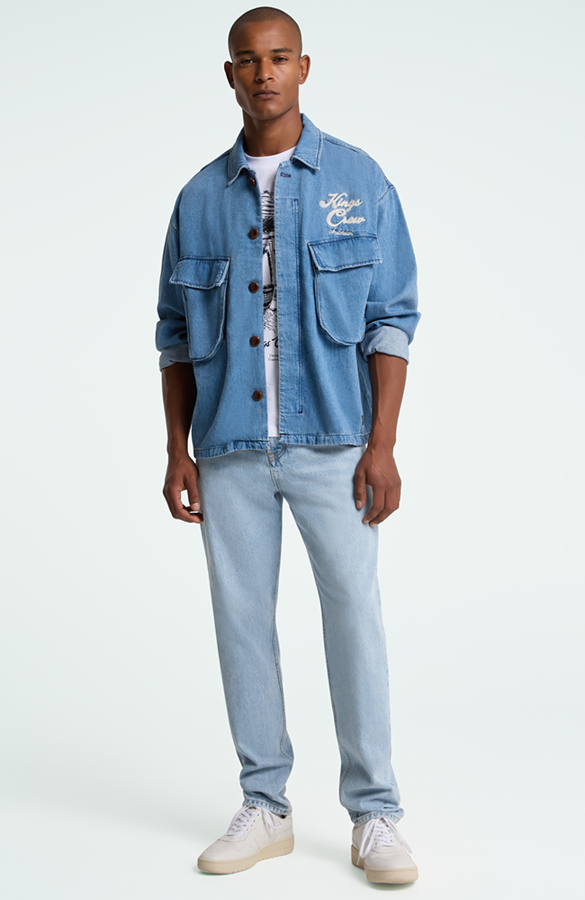 Kings of Indigo Sushan jeans blue reef made from organic cotton for men | Sophie Stone
