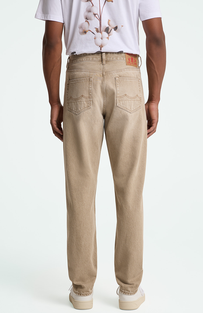 Kings of Indigo Sushan jeans retro beige worn from organic cotton men | Sophie Stone