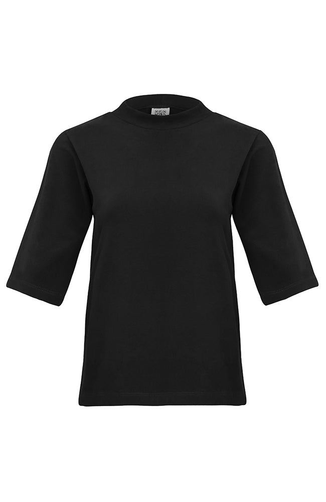 JAN 'N JUNE Nina shirt black from sustainable lyocell TENCEL | Sophie Stone