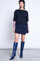 JAN N JUNE trui Williamsburg blauw 100% GOTS bio katoen voor vrouwen | Sophie Stone 