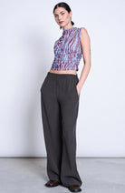 JAN N JUNE Hava Crinkle Pants, Mud, Lyocell (TENCEL™), for Women | Sophie Stone 