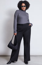 JAN 'N JUNE Mio top dark gray in durable lyocell TENCEL | Sophie Stone 