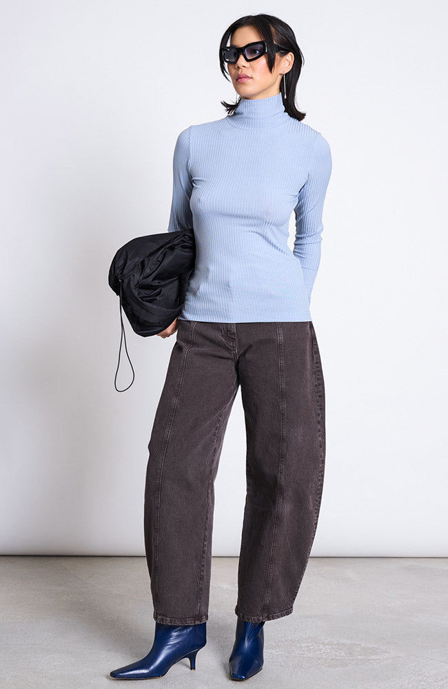 JAN 'N JUNE Mio top blauw van 96% lyocell TENCEL voor vrouwen | Sophie Stone 