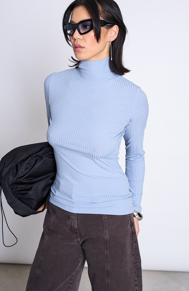 JAN 'N JUNE Mio top blauw van 96% lyocell TENCEL voor dames | Sophie Stone 