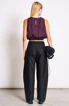 JAN 'N JUNE Lupin Top, Cherry Lacquer Linen, Women's | Sophie Stone 