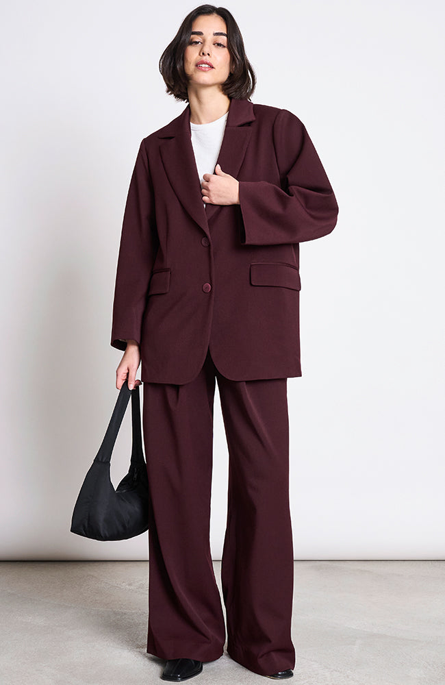 JAN 'N JUNE Durance blazer intense rust van o.a. Ecovero voor dames | Sophie Stone