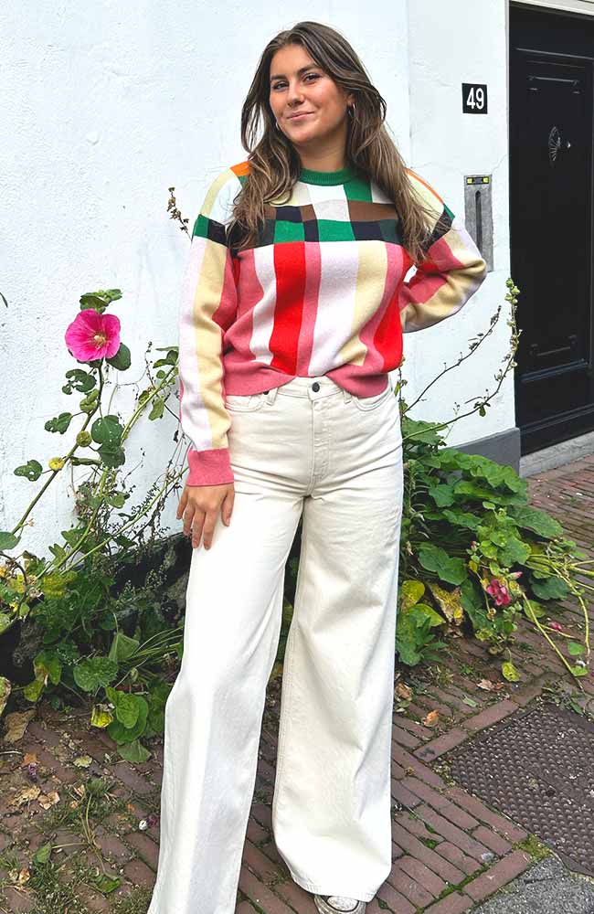 MUD jeans Sara High Loose Natural by cotton ladies Sophie Stone