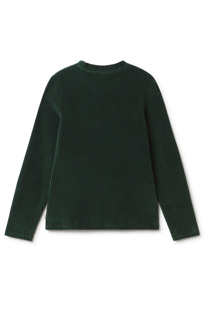 TWOTHIRDS Eparses sweater dark green van o.a. 76% bio katoen dames | Sophie Stone