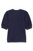 TWOTHIRDS Horst velvet shirt blauw van o.a. 76% bio katoen dames | Sophie Stone